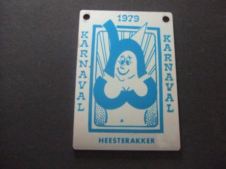 Carnaval Heesterakker Eindhoven blauw 1979